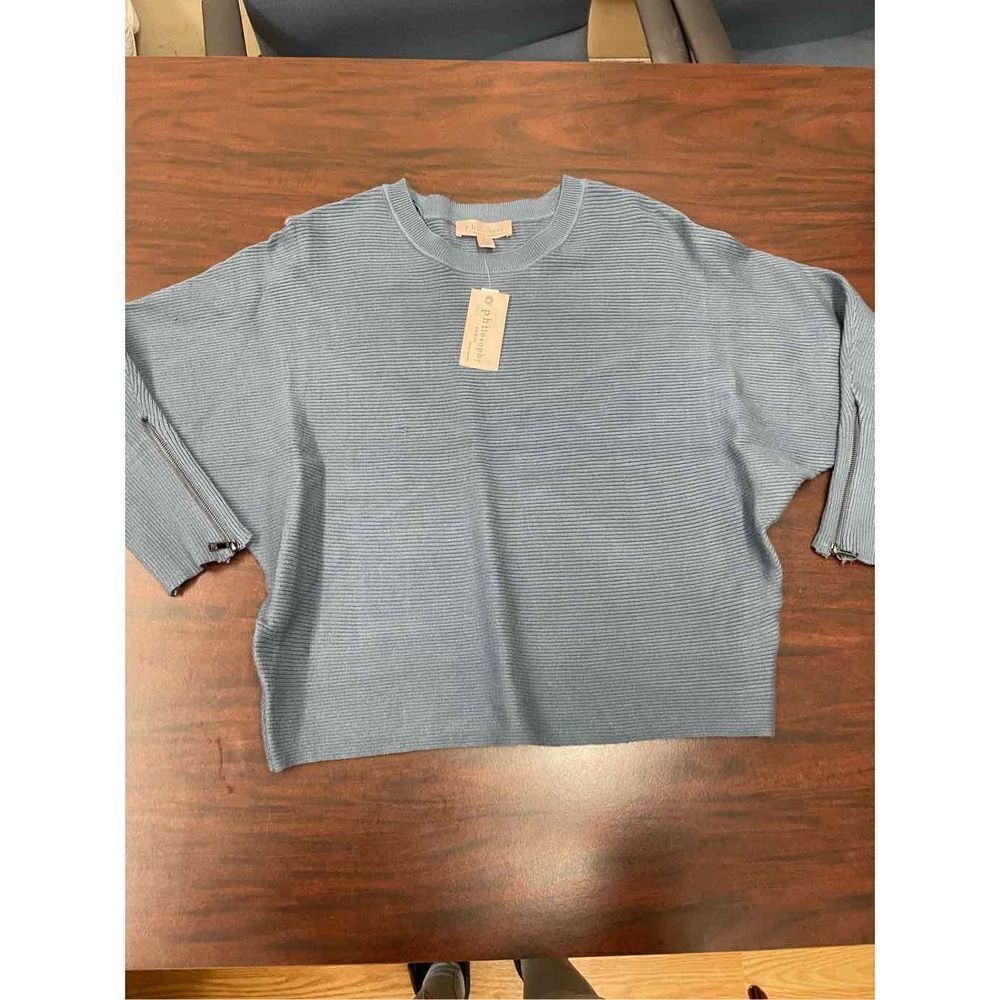 NWT Philosophy 1X Crew Neck Sweater with 3/4 Sleeves